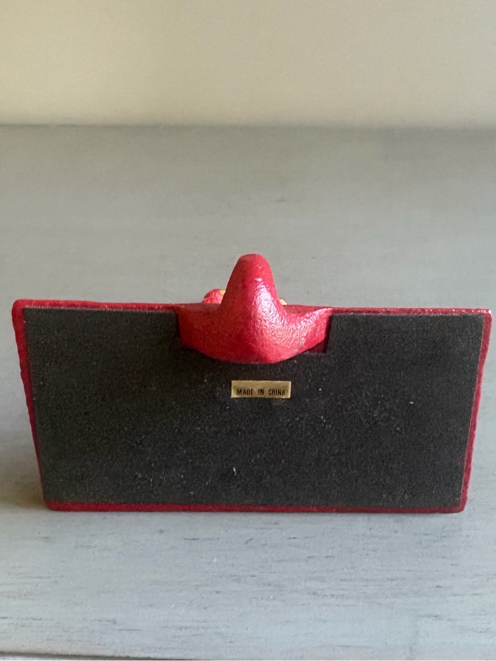 VTG 90s Cedar Creek Collection Stocking Hanger Set Santa Cast Iron Kirkland's - Picture 9 of 10